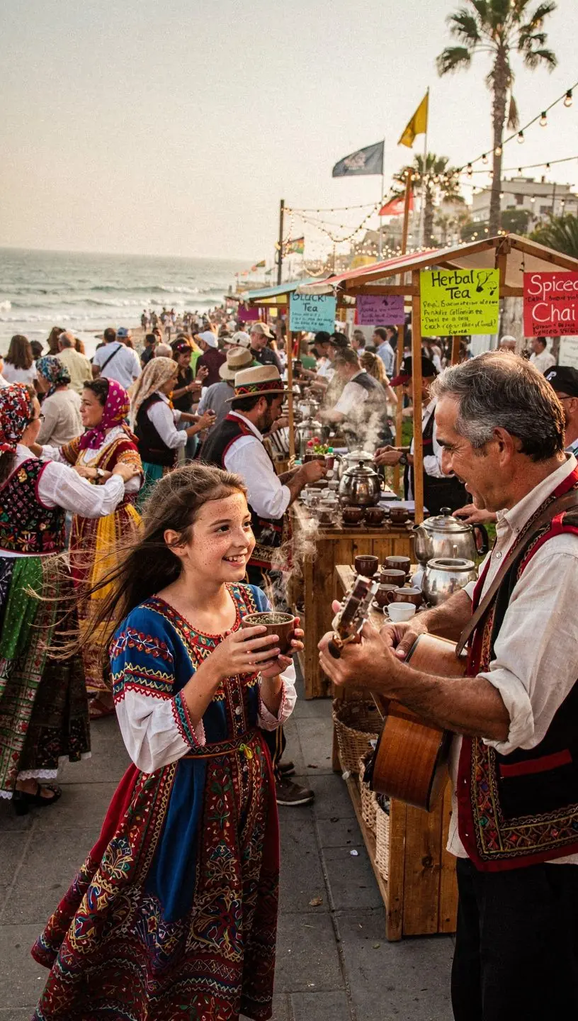 Čajna šalica s osvježavajućim čajem od mente i limete s prirodnim ukrasima.